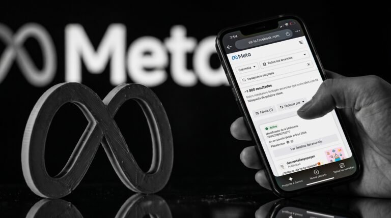 biblioteca de anuncios de Meta